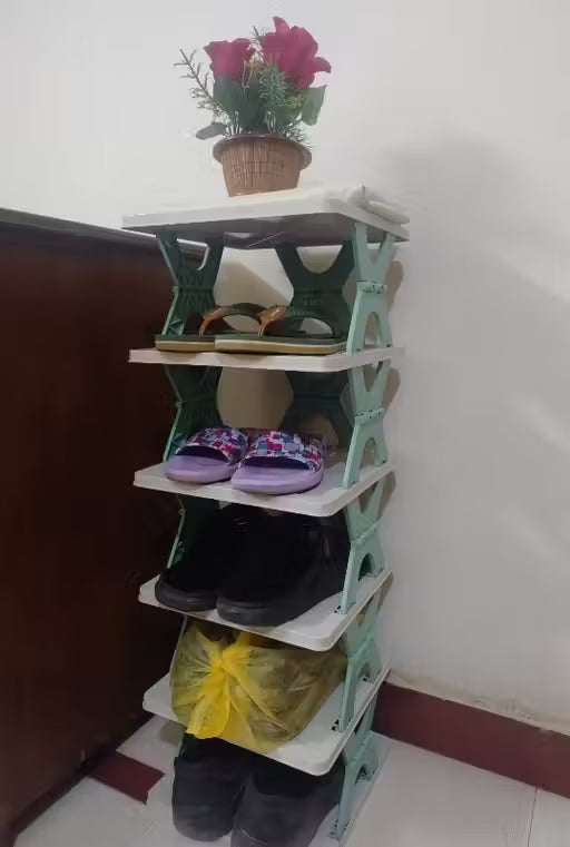 6 Layer shoes rack for home plastic