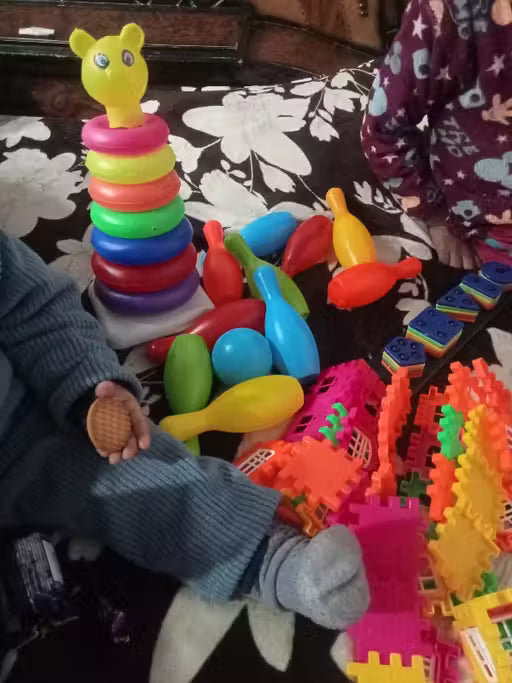 Teddy Rings for Kids with Play Set Toy,