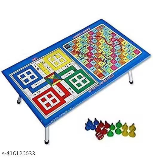 study table ludo print