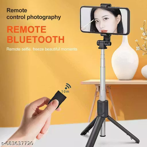 Extendable Bluetooth Selfie Stick with Tripod Stand for Mobile