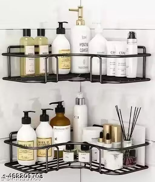 (PACK OF 2 ) Metal Bathroom Corner Rack