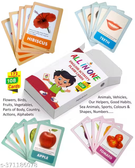 All in One English Activity Flash Cards Combo